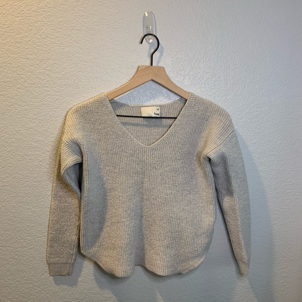 Wilfred Free Wool Cropped Sweater